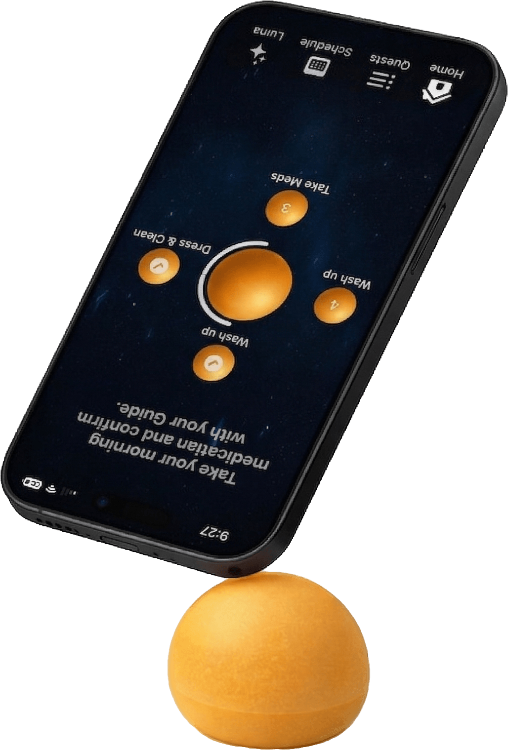 Phone tapping an Ori sensor